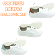 Deportivas Respetuosas Adulto CoqueFlex Blanco Combi