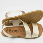 Sandalias Vivant V-9101 VENUS PLATINO (DORADO)