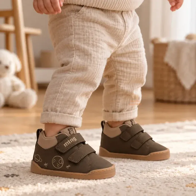 Botines Barefoot Mustang Free Baby 49066 y 49068 marron nino Botines Barefoot Mustang Free Baby 49066 y 49068 marron nino